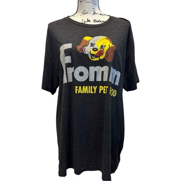 Next Level Women’s Fromm Pet Food Graphic Tee Shirt Sz XL - Picture 2 of 10